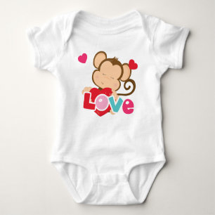 Affevalentine-Liebe-Bodysuit Baby Strampler