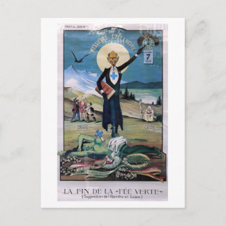 Affiche Absinthe Postkarte