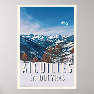 Affiche Aiguilles en Queyras Station Poster