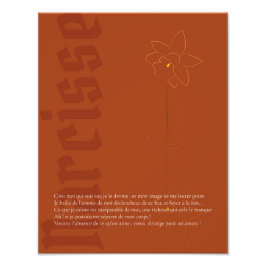 Affiche Narcisse Fotodruck