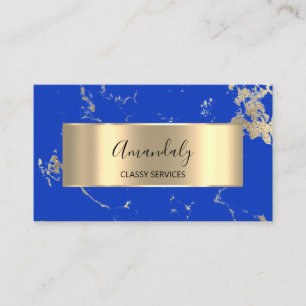 Affiliate Marketing Consulting Gold Royal Marble Visitenkarte