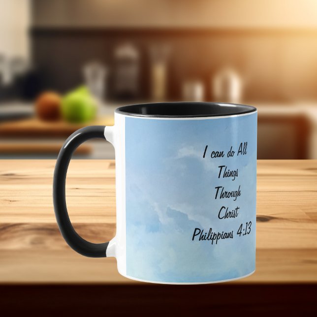 Affiri/Scripture Philippians 4:13 Original Art Tasse (Von Creator hochgeladen)