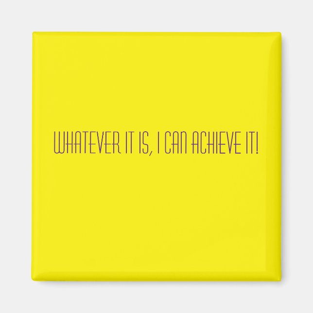 Affirmation Magnet (Vorne)