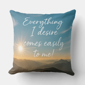Affirmation on your pillow kissen