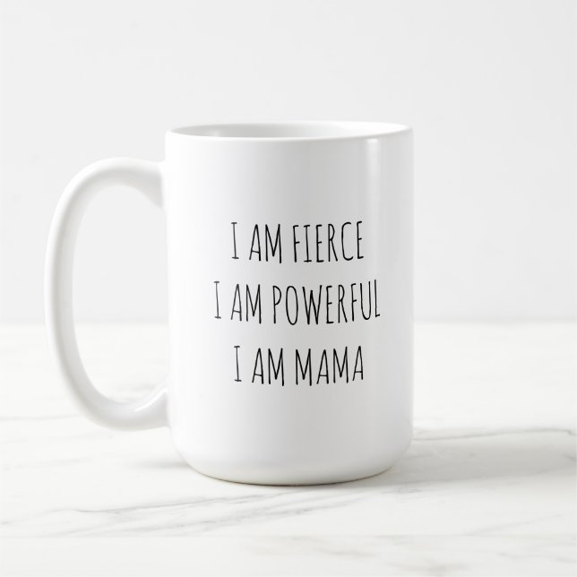 Affirmation Tasse für Mama, Mutter, Mama, zukünfti (Links)