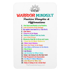 AFFIRMATIONEN SEI DAS LICHT MINDSETMAGNET MAGNET