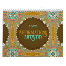 Affirmations Artistry 12-monatiger Kalender