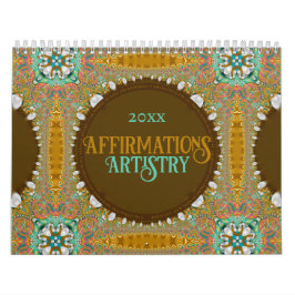 Affirmations Artistry 12-monatiger Kalender