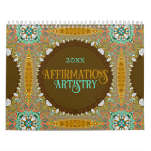 Affirmations Artistry 12-monatiger Kalender