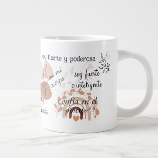 Affirmations coffee Tasse Spanisch