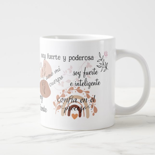 Affirmations coffee Tasse Spanisch (Rechts)