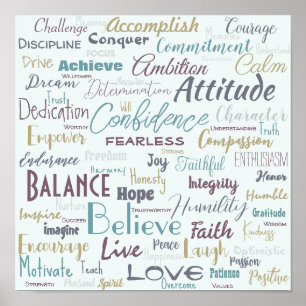 Affirmations poster