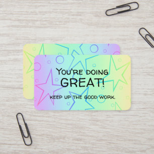 Affirmationskarte Visitenkarte