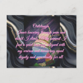 Affirmationskarten Postkarte