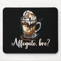 Affogato, bro, italienischer Kaffee Drink Barista
