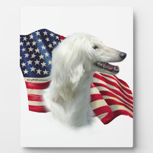 Afgan Flag Fotoplatte (Vorderseite)