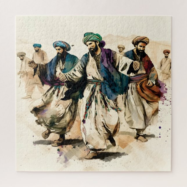 Afghan Athan Dance Puzzle (Vertikal)