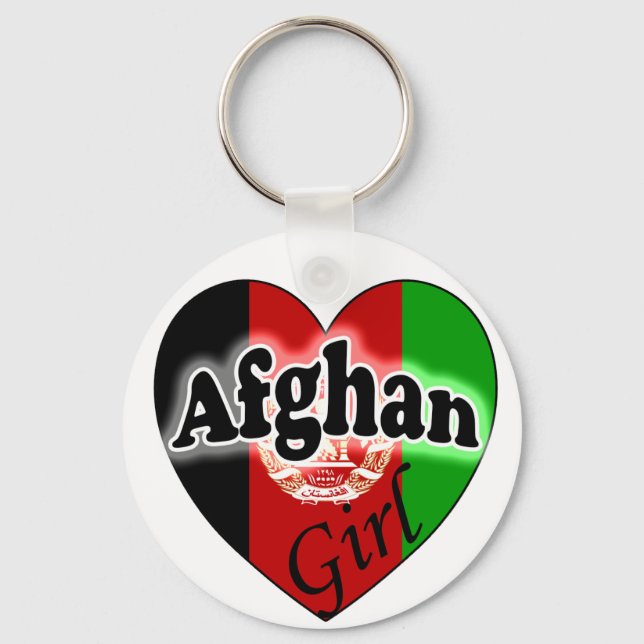 Afghan Girl Schlüsselanhänger (Vorderseite)