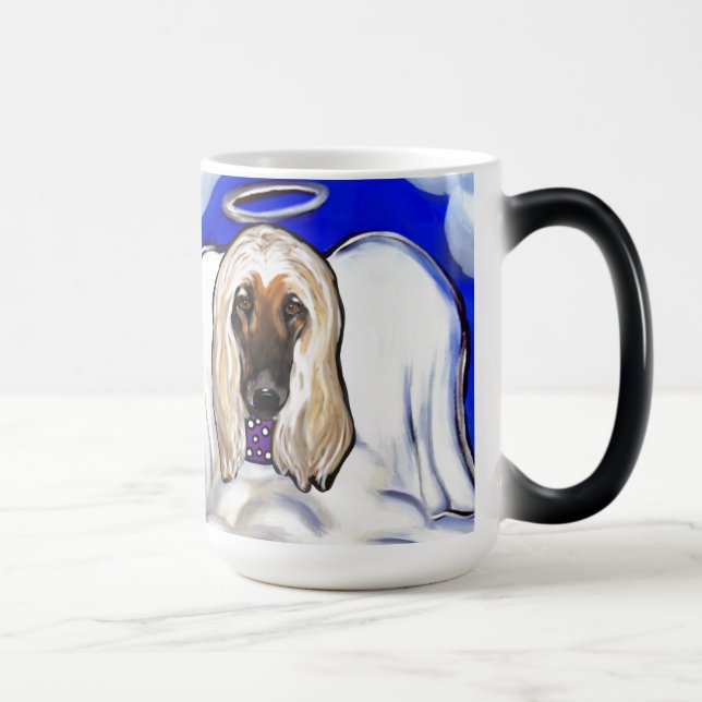 Afghan Hound Angel Verwandlungstasse (Rechts)