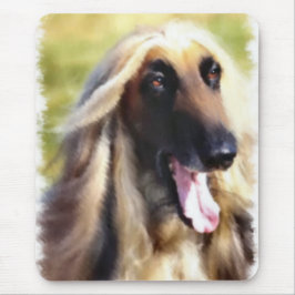 Afghan Hound Art Geschenke Mousepad