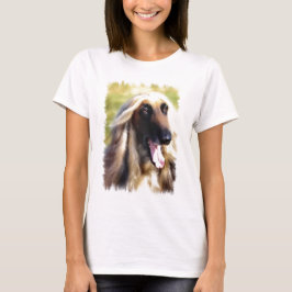 Afghan Hound Art Geschenke T-Shirt