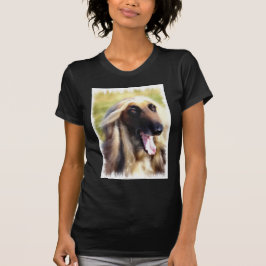 Afghan Hound Art Geschenke T-Shirt