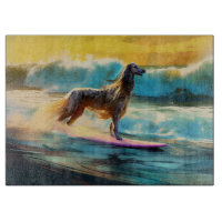 Afghan Hound Beach Surfmalerei