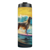 Afghan Hound Beach Surfmalerei