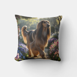 Afghan Hound Elegant Breed Throw Kissen