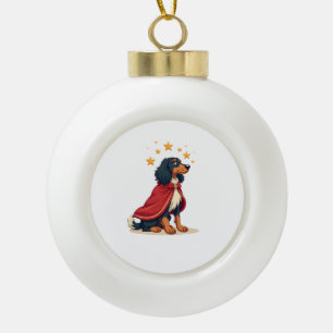 Afghan Hound Elegant Noel Keramik Kugel-Ornament