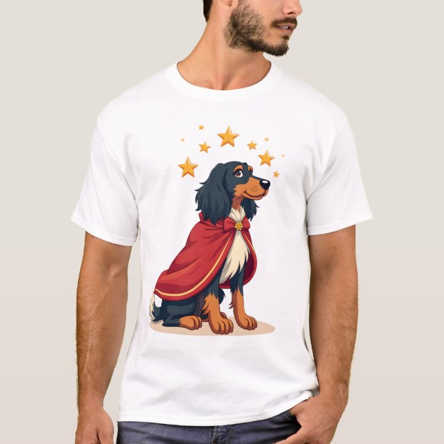 Afghan Hound Elegant Noel T-Shirt (Vorderseite)