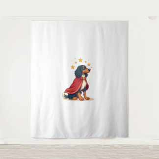 Afghan Hound Eleganter Weihnachten Hund Wandteppich