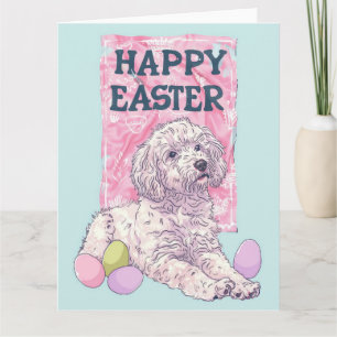 Afghan Hound Frohe Ostern Karte