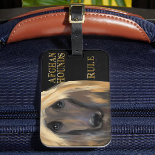 AFGHAN HOUND GEPÄCKANHÄNGER