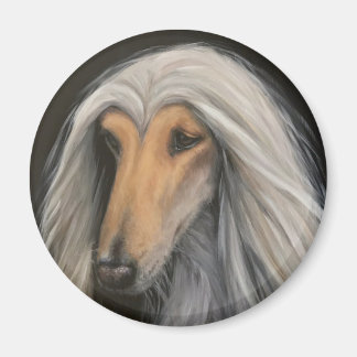 Afghan Hound-Geschenk Magnet