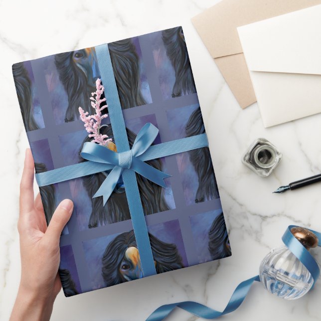 Afghan Hound Geschenkpapier (Schenken)