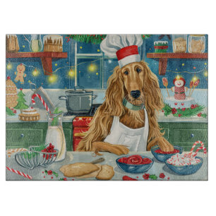 Afghan Hound Holiday Baking: Feierliche Weihnachte Schneidebrett