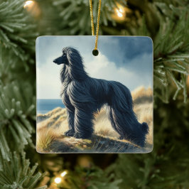 Afghan Hound Keramikornament
