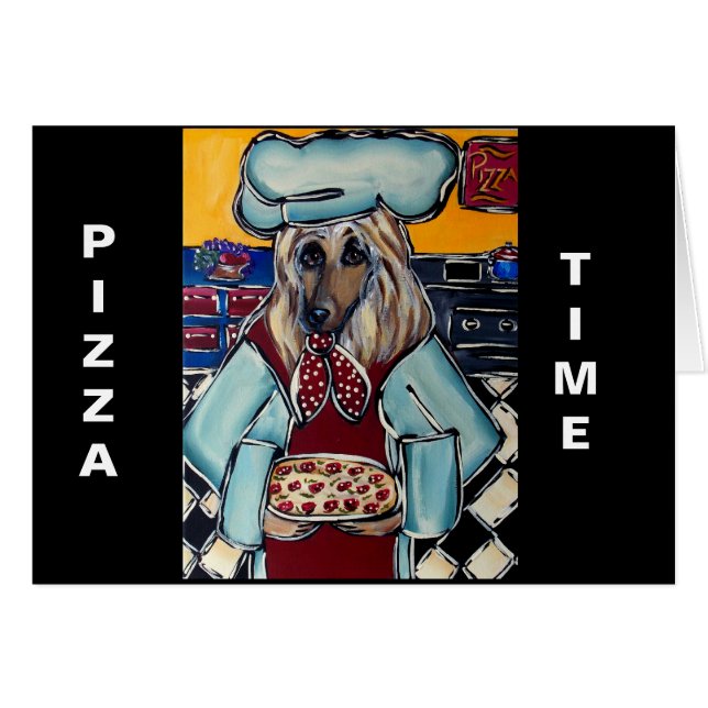 AFGHAN HOUND KOCH (Vorderseite (Horizontal))