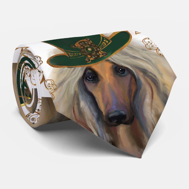 AFGHAN HOUND KRAWATTE (Gerollt)