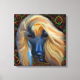 Afghan Hound Leinwand 