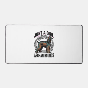 Afghan Hound Liebhaber Vintage Hundemutter-Shirt D Schreibtischunterlage