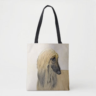 Afghan Hound Malerei - Niedliche Original Dog Art
