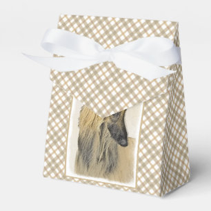 Afghan Hound Malerei - Niedliche Original Dog Art Geschenkschachtel