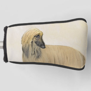 Afghan Hound Malerei - Niedliche Original Dog Art Golf Headcover
