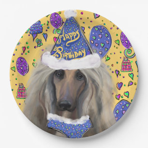 AFGHAN HOUND PAPPTELLER
