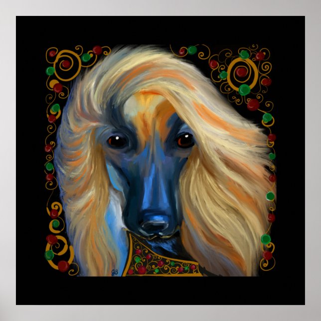 Afghan Hound Poster (Vorne)