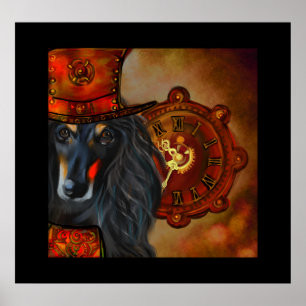 Afghan Hound Poster