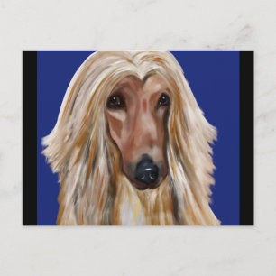 AFGHAN HOUND POSTKARTE