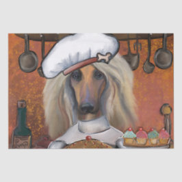 AFGHAN HOUND SEIDENPAPIER